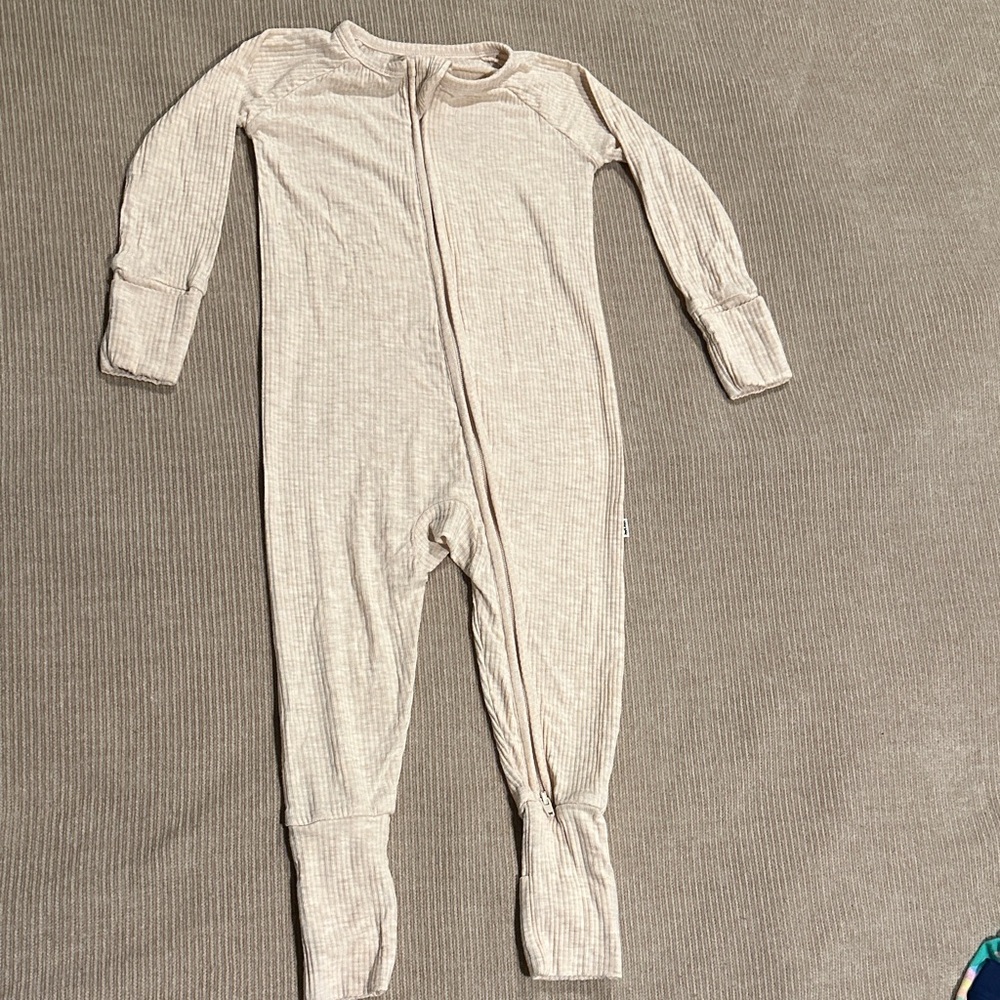 Little Sleepies Beige Kids One Piece